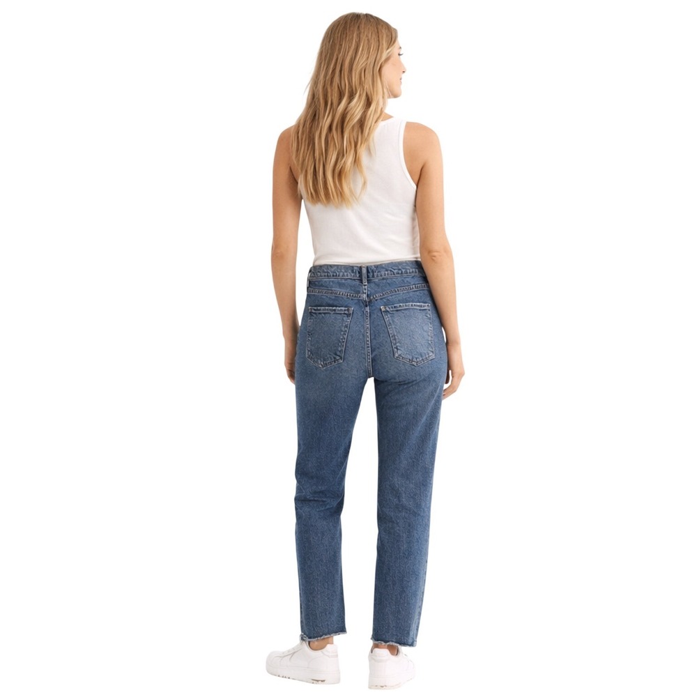 AGOLDE "Toni" Mid Rise Straight Leg Jeans Medium Wash Toni Fit Size 28 - Picture 2 of 14